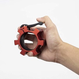 Olympic Barbell Collar Aluminium Alloy Dumbbell Locking Spin Clip Perfect for Pro Crossfit Strong Lifts and Olympic Training for Workout,Weightlifting,1 Pair