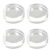 4pcs Transparent Door Stopper Soft Acrylic Door Holder Prevent Impact