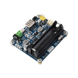 Solar Power Management Module Support 6V~24V Solar Panel Onboard MPPT Set Switch Multiple LED Indicators, Provide 5V/1A or 3.3V/1A Regulated Output