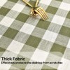Yofori Checkered Tablecloth Rectangle Heavy Duty Buffalo Plaid Fall Table