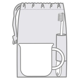 Skater KB62 Sanrio Children's Cup Bag, 8.3 x 5.9 inches (21 x 15 cm), Kitty Fashionable Girl, Made in Japan