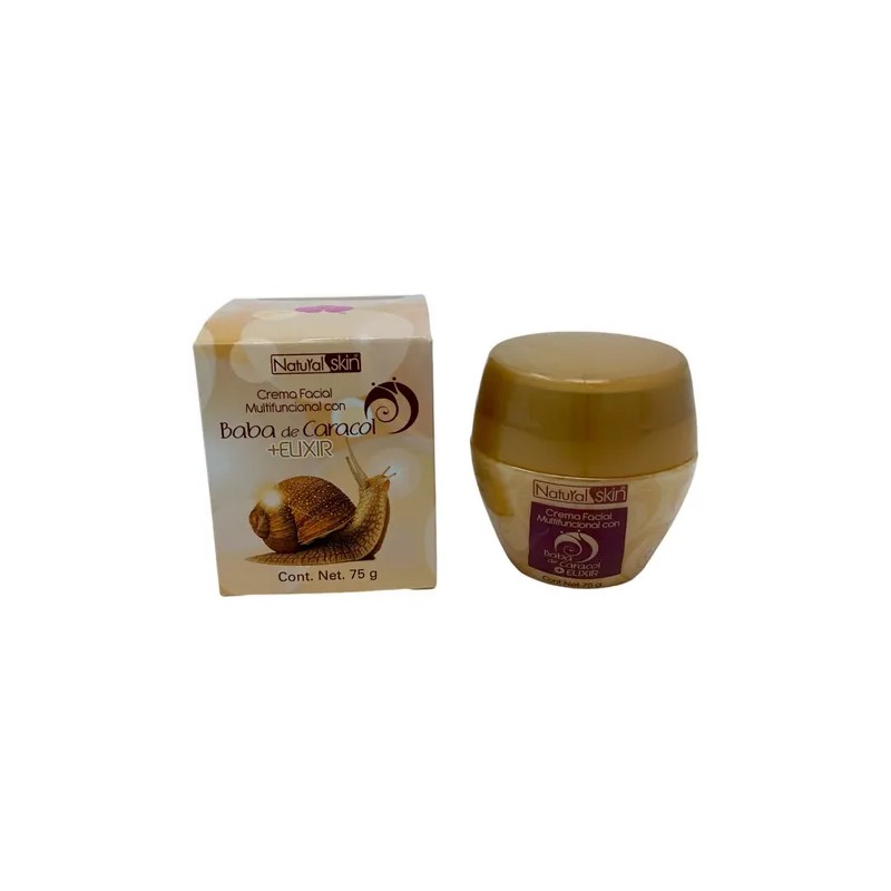 Crema Facial Multifuncional Con Baba De Caracol + Elixir 75g