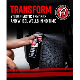 Adam's Polishes SiO2 Infused Invisible Undercarriage Dressing Spray for Car Detailing, Silica Infused for Preium Results, Works on Tires, Trim, Wheel Wells, Black Satin Finish (1 Gallon)