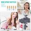 Zhehao 200 Pcs Mini Spray Bottles Clear Glass Perfume Bottles