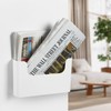 YOHOM No Drilling File Holder Wall Mails Magazines Organizer Adhesive