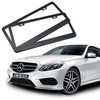 2 Pieces Porta Placas para Auto Acero Inoxidable Marco Universal