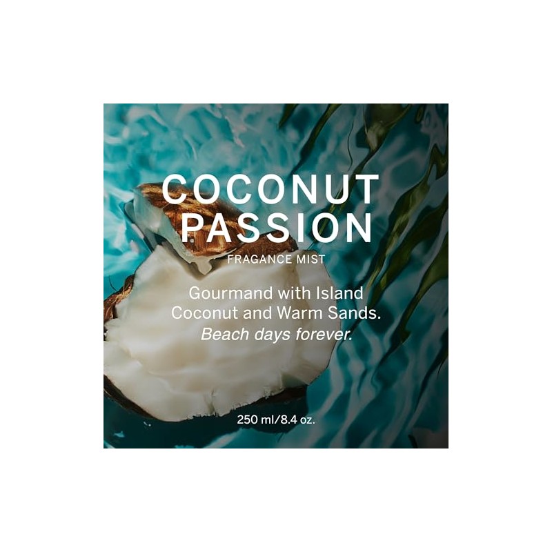 Victoria's Secret - Bruma aromática, Coconut Passion, 8.4 onzas