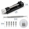 7-Piece Watch Band Link Removal Kit with Spring Bar Tool