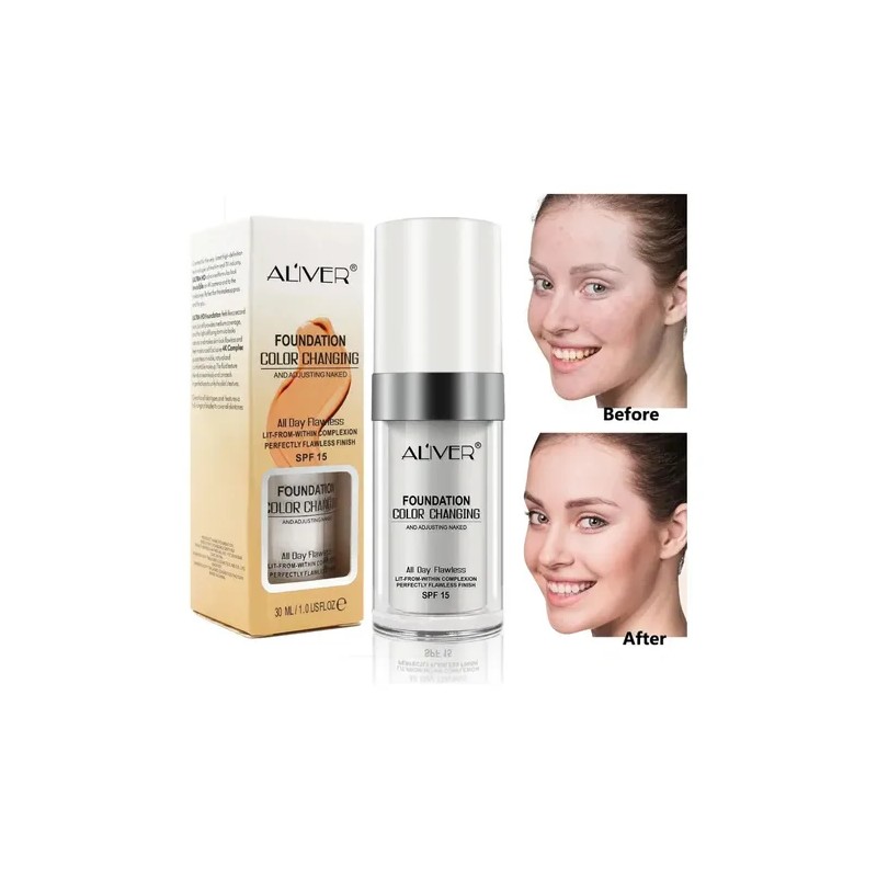 Base Líquida Color Changing Spf 15 | Adaptable Al Tono