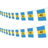 Barbados Barbadians String Banner Flag,16 ft 20 Mini Flags String,