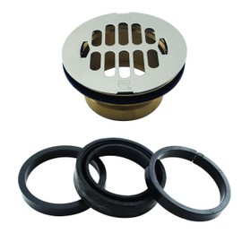 Westbrass D206B-LAS-05 Brass Body Drain Set, Polished Nickel