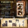 MiniCity 3D Wooden Puzzle Bookend Bookshelf Insert Decor with LED