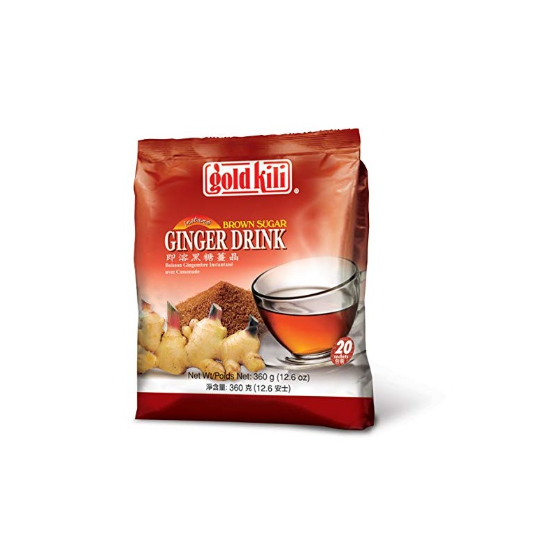 Gold Kili Ginger Drink with Brown Sugar - 40 Sachets