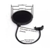 TECHTONGDA 5" Microphone Wind Screen Mask Gooseneck Filter Studio Tool