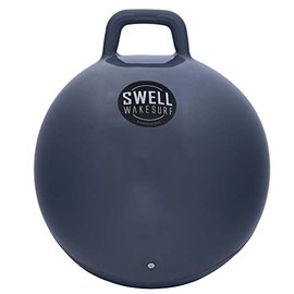 SWELL Wakesurf - Original Bumper Ball - Inflatable Raft Tie-Up Boat Fender Buoy (Grey)