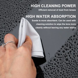 100 PCS Microfiber Cleaning Cloths (100PCS/Grey)