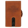 Harley-Davidson Men's Embossed Bar & Shield Pop-Up Card Holder Wallet