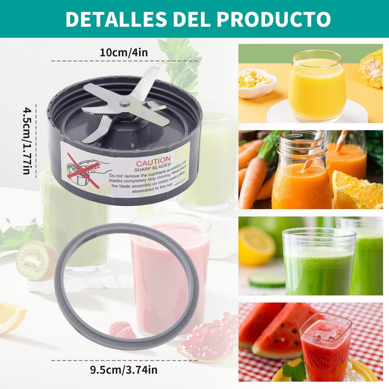 Piezas de Repuesto Nutribullet, Repuesto de Base de Cuchilla de