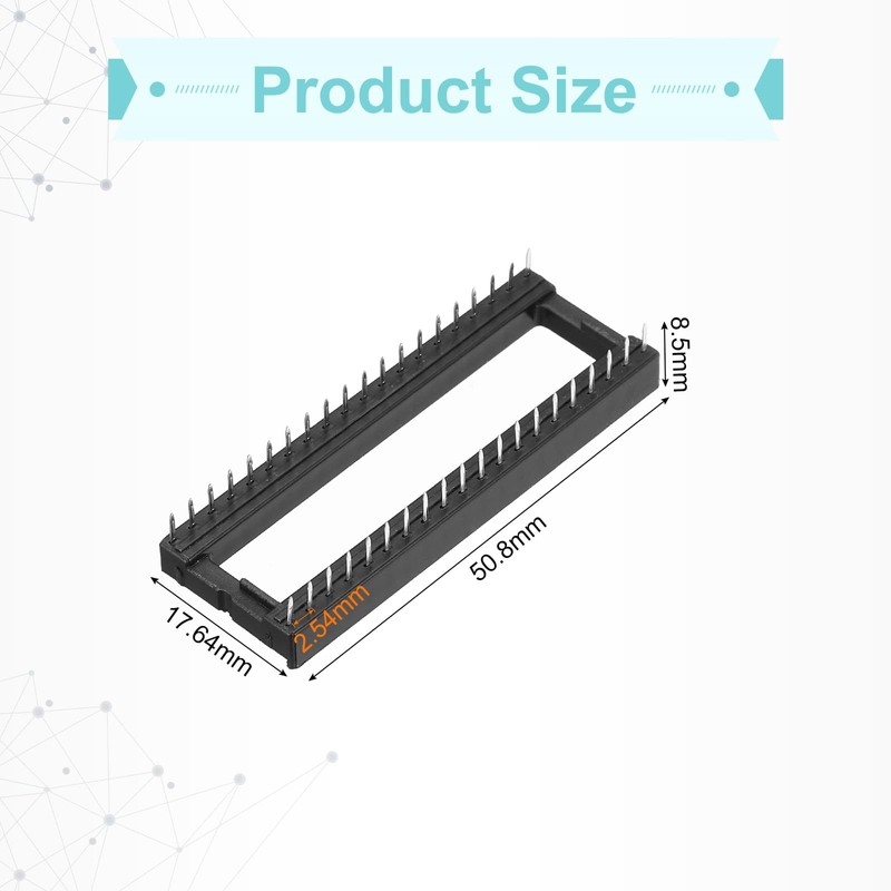 QUARKZMAN DIP IC Chip Socket Adapter 40 Pin IC Assortment