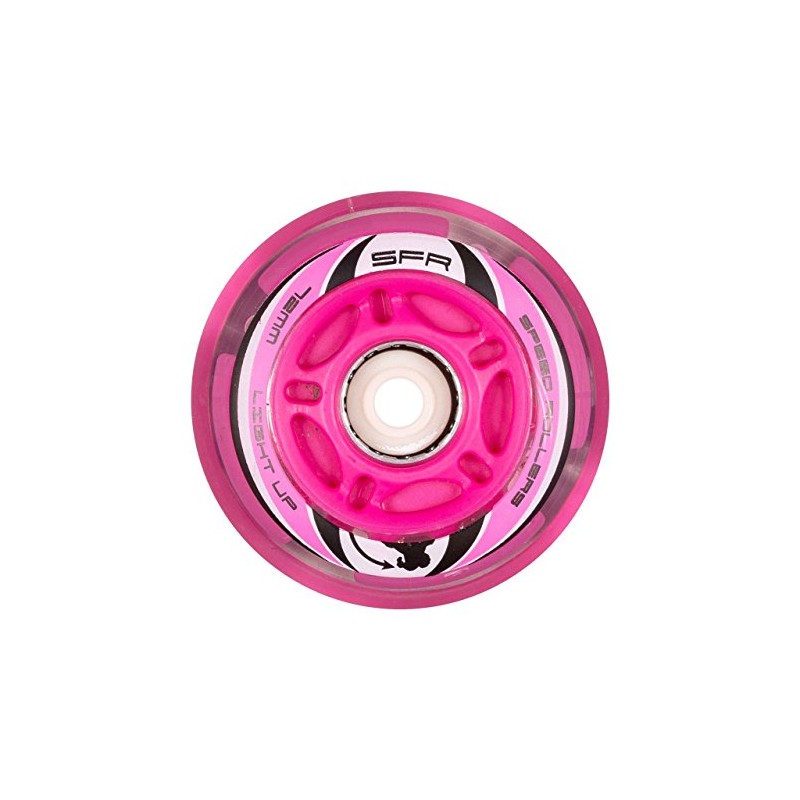 SFR Light Up Inline 72mm Wheels (4-pack)