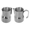 Milk Frother Cup 350ml 304 Stainless Steel Pointed Mouth Foaming