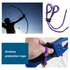 Pack of 2 Archery Finger Sling Adjustable Recurve Bow Finger