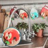 Reallnaive 8 Pcs Christmas Sponges Dish Sponges, Cute Kitchen Scrub