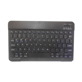 10-inch Wireless BT Keyboard Three-system Universal Colorful Rechargeable BT Keyboard Mobilephone Tablet Universal Keyboard