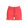 Bunanphy Denim Shorts for Women High Waisted Stretchy Summer Raw