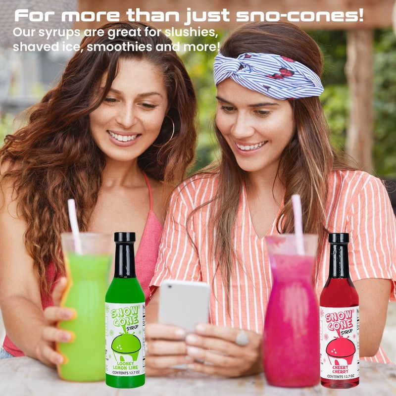 Sno-Cone Syrup 12-Pack 12.7oz (12 Pack Deluxe Kit)