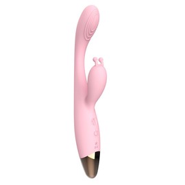 Lolly Cordless Mini Massager, Handheld Electric Massage Tool for Face, Neck, Shoulder, Pink