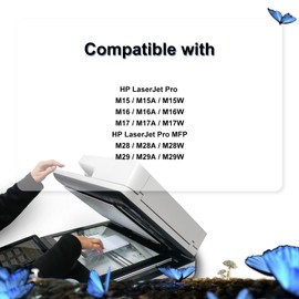 LOSMANN CF244A Compatible Toner Cartridges for HP CF244A 44A for HP Laserjet Pro M15 M15a M15w M16 M16a M16w M17 M17a M17w HP Laserjet Pro MFP M28 M28a M28w M29 M29a M29w Printer (1 Black)