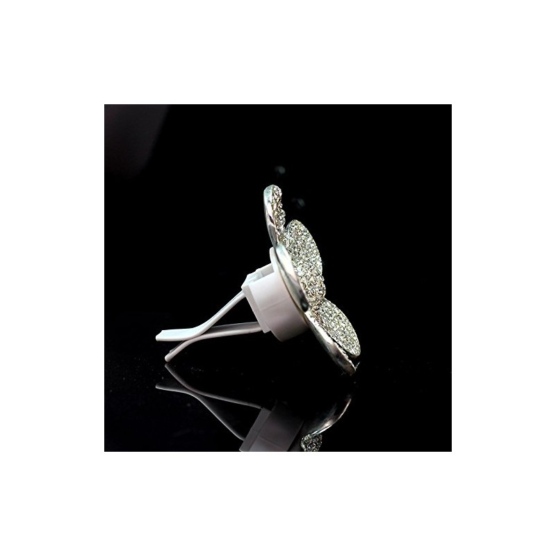 Bestbling Crystal Bling Sparking Car Fragrance Flower Car Diffusser Air