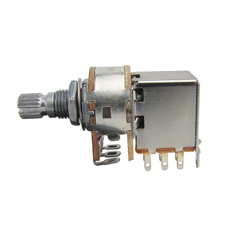 FLEOR B500K Push-Pull-Potentiometer Linear Taper Pots 15 mm kurze geteilte