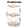 Rainmae CD Holder Desk Rack Organizer, Wooden CD Holder Stand,