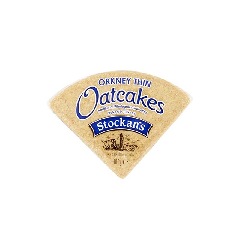 Stockan's Original Thin Oatcakes 100g (Pack of 8)