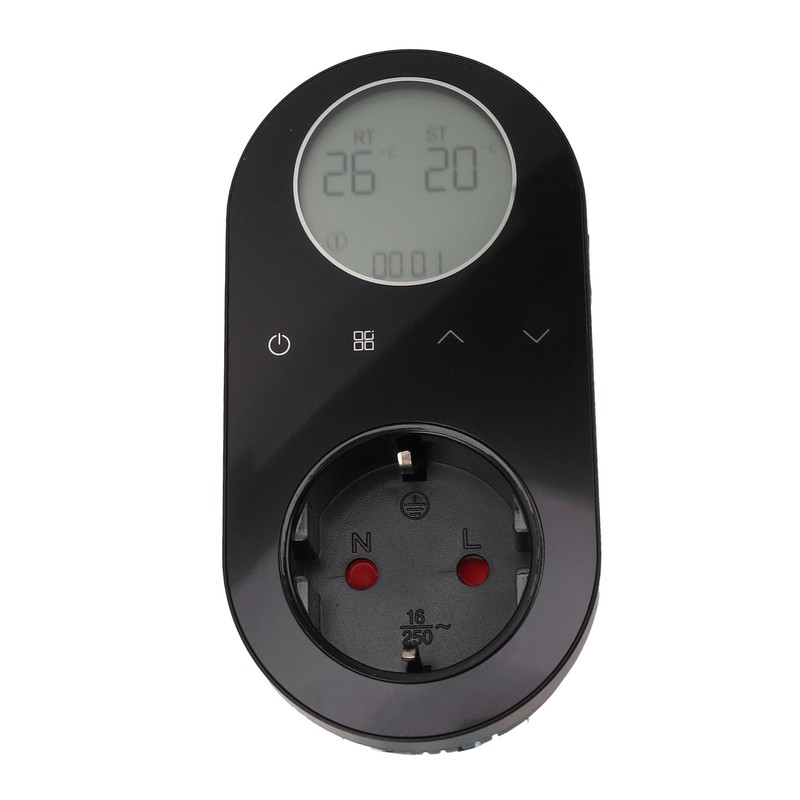 16A Plug Socket Digital Temperature Controller Heating Cooling Mode Smart