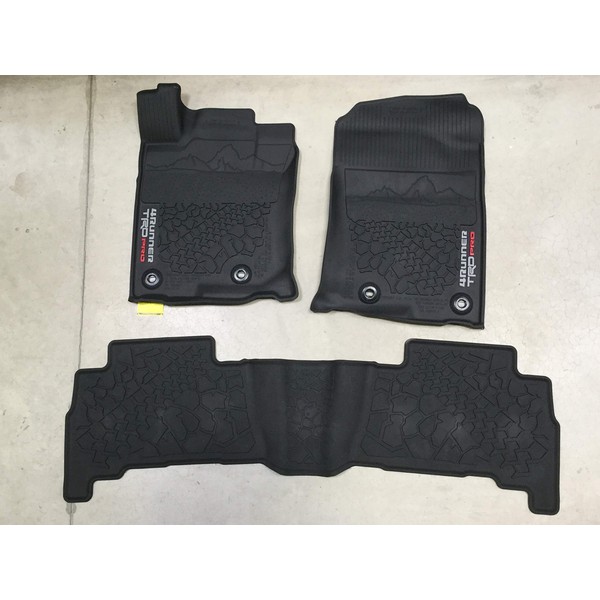 Toyota Genuine 4Runner TRD Pro All Weather Floor Liners/Mats (PT908-89200-02)
