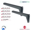 Gedotec Angle Heavy Duty Metal Shelf Brackets - MIRA |