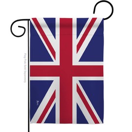 Americana Home & Garden United Kingdom Garden Flag Regional Nation International World Country Particular Area House Decoration Banner Small Yard Gift Double-Sided, Made in USA