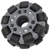 100mm Durable Nylon Rubber Bearing Rollers Omni Wheels for Robot