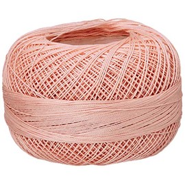 Lizbeth Size 80 HH80 Cotton Thread 184 yds 10 Grams, Peach Lt