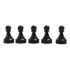 Chess Checkers Set PP Chess Pieces PU Imitation Leather Chess