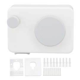 Clothesline Heavy Duty Retractable Space Saving ABS Stainless Steel Laundry Clothesline for Balconies Courtyards Hotels White