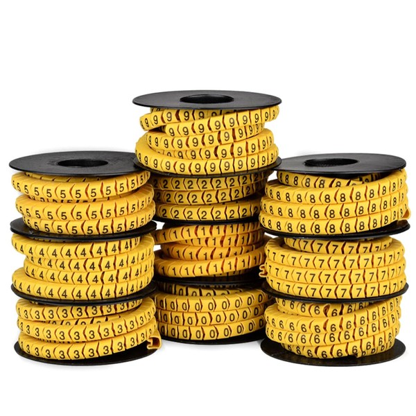 Pack of 10 62.7 x 28 mm Pipe Cable Marking,