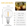 CHYParty G40 Replacement Bulbs, G40 Led Replacement Light Bulbs, Clear