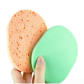 Beauty Sponge Cleansing Sponge Makeup Remover Skin Sponge, 1 Piece, Smooth Pearl / 미용해면 클렌징해면 메이크업리무버 피부해면, 1개, 매끈진주