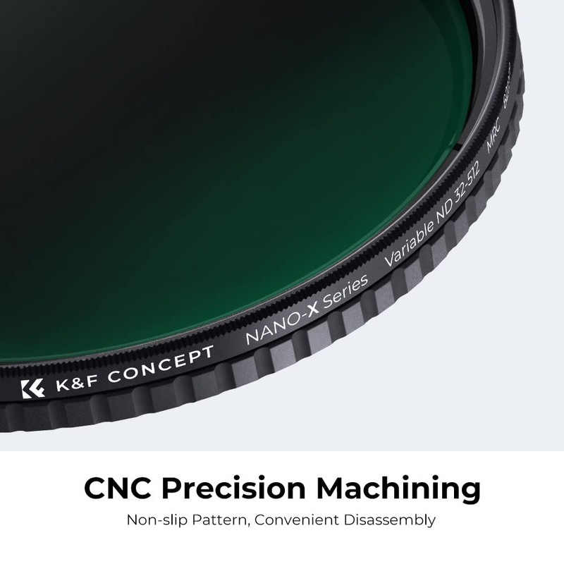 K&F Concept 72mm Variable ND Filter ND32- ND512 Adjustable Fader