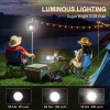 Odoland Camping Rechargeable Fan with Lantern, 7500mAh Battery Operated Fan