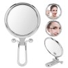 Espejo de Maquillaje Ajustable Plegable de Aumento 5X, Espejo Cosmético
